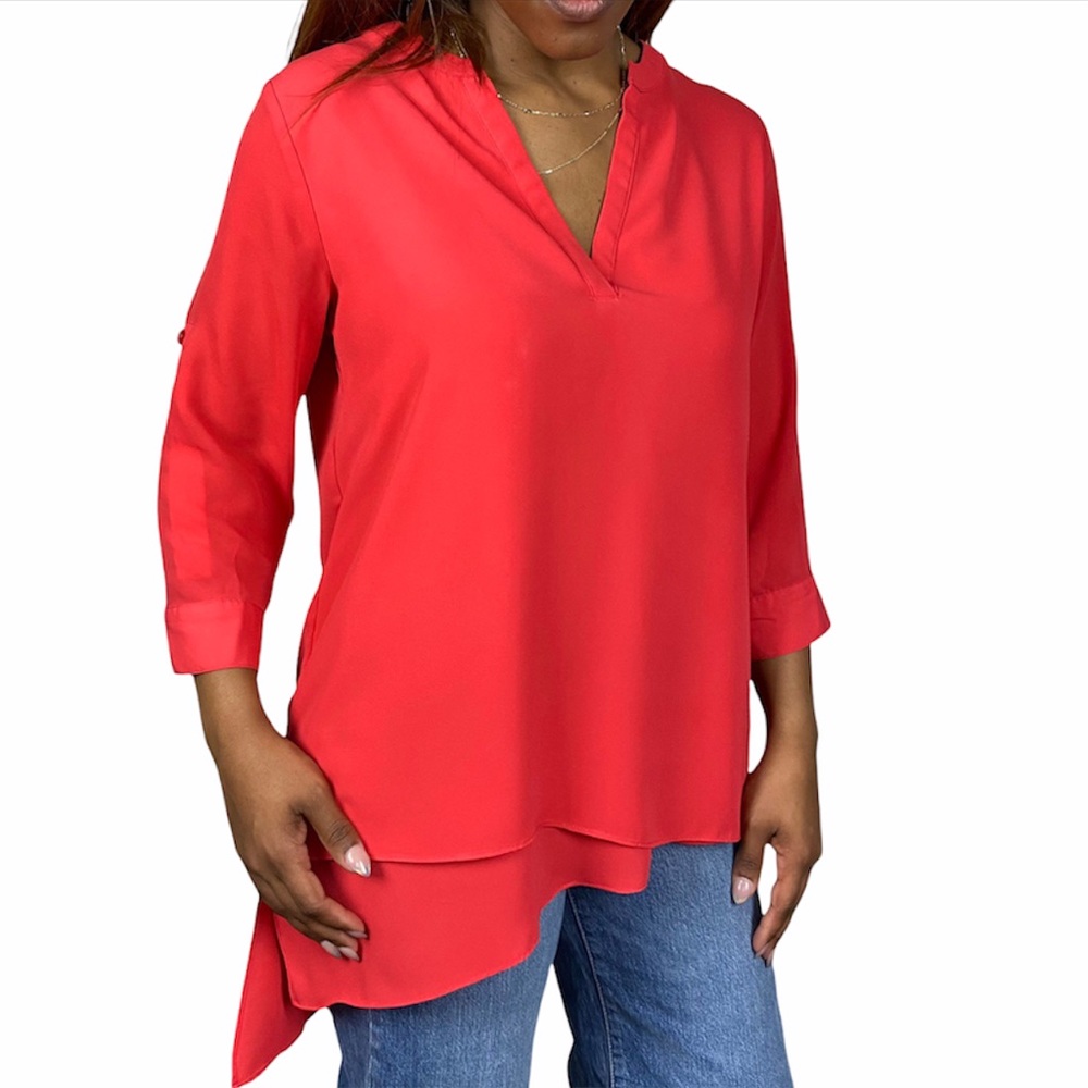 The Limited Orange Blouse S